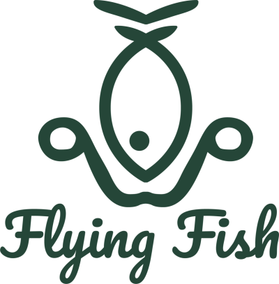 flying fish logo groen